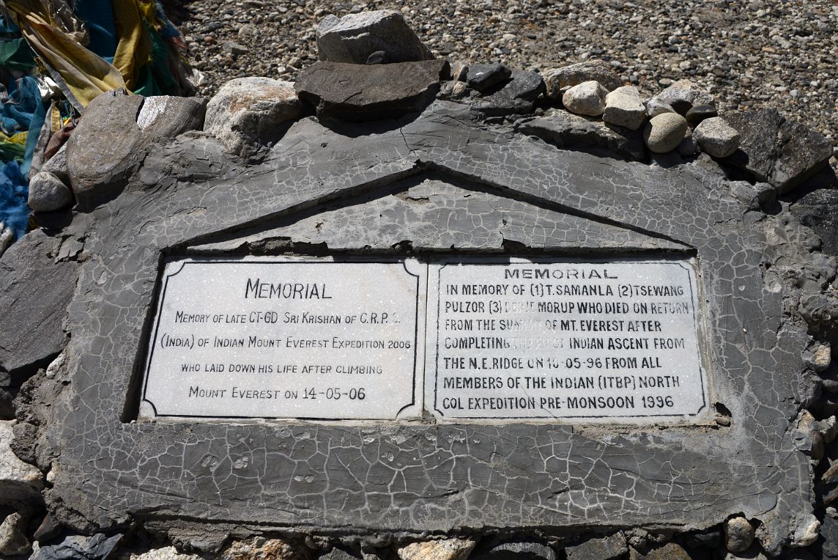 47 Indian Climbers Tsewang Samanla, Tsewang Paljor, Dorje Morup Died May 11, 1996 Caught In A Blizzard On Descent, Sri Krishan Died May 14, 2006 Memorial